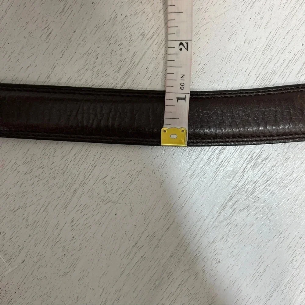 Cole Haan Belt Brown Leather 37-41” hole‎ range